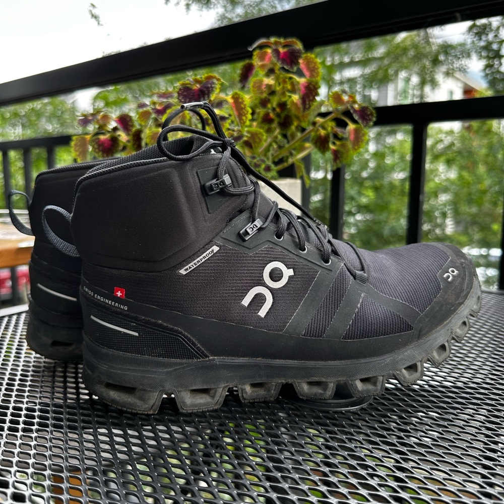 On Cloudrock Waterproof Hiking Boots